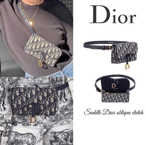 saddle dior oblique belt|dior saddle belt pouch black.